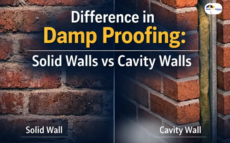 Difference in Damp Proofing: Solid Walls vs Cavity Walls
